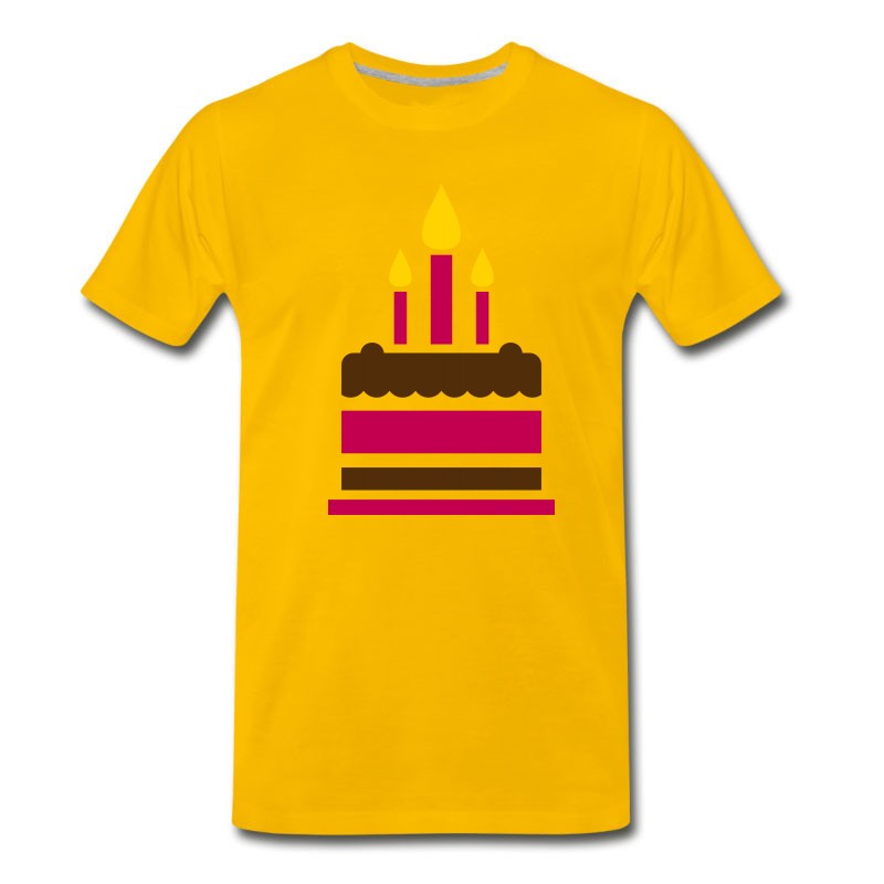 Men's Birthday Cake T-Shirt