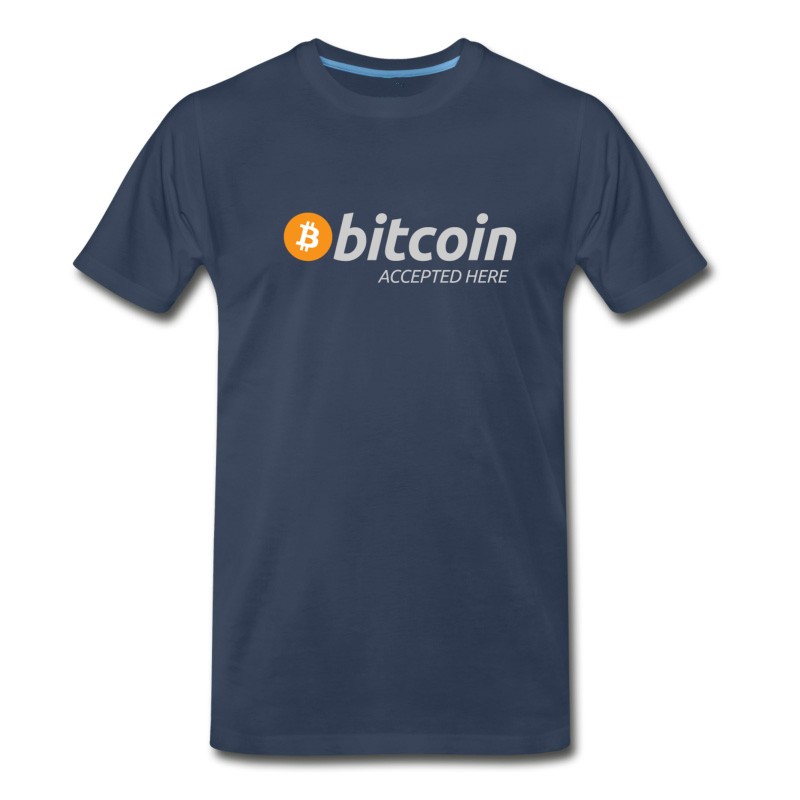 Men's Bitcoin Accepted Here T-Shirt