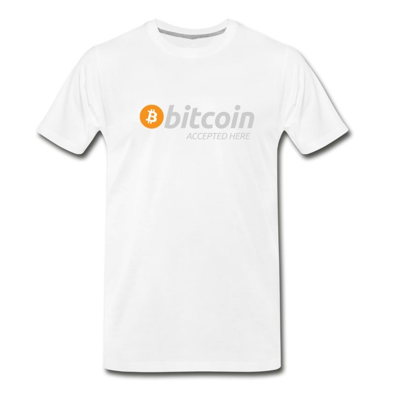 Men's Bitcoin Accepted Here T-Shirt