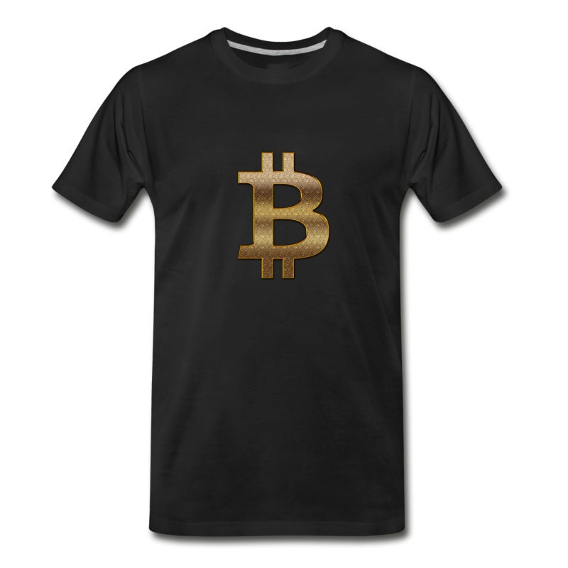 Men's Bitcoin Logo (dollar Sign) T-Shirt