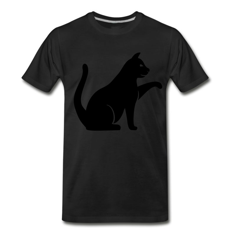 Men's Black Cat T-Shirt