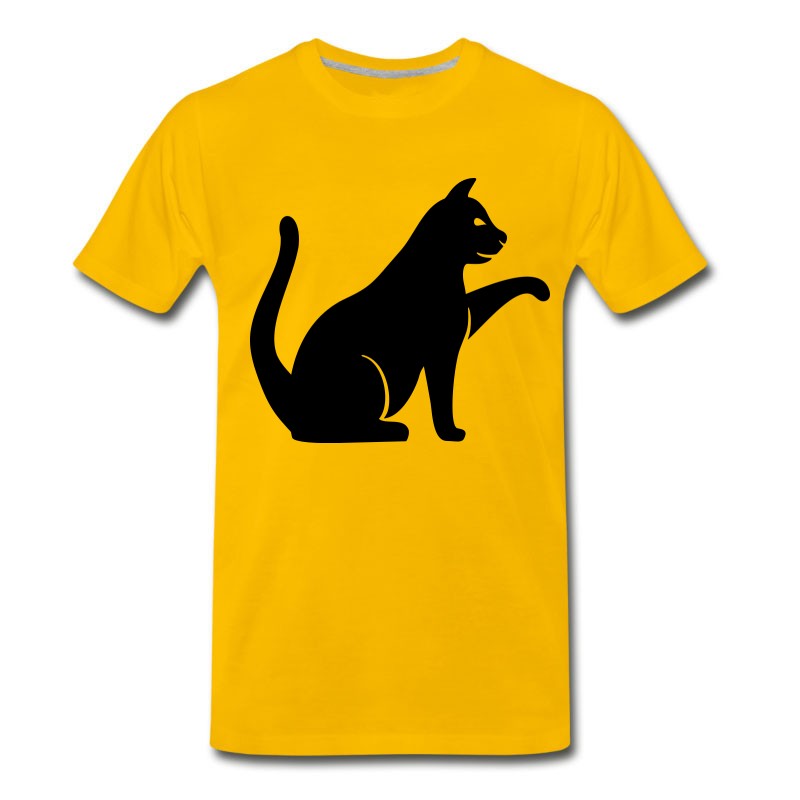 Men's Black Cat T-Shirt