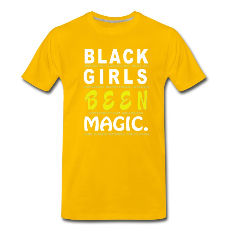 Men's Black Girls Been Magic Shirt T-Shirt