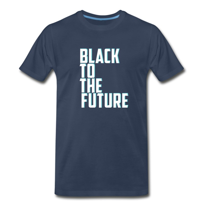 Men's Black To The Future T-Shirt