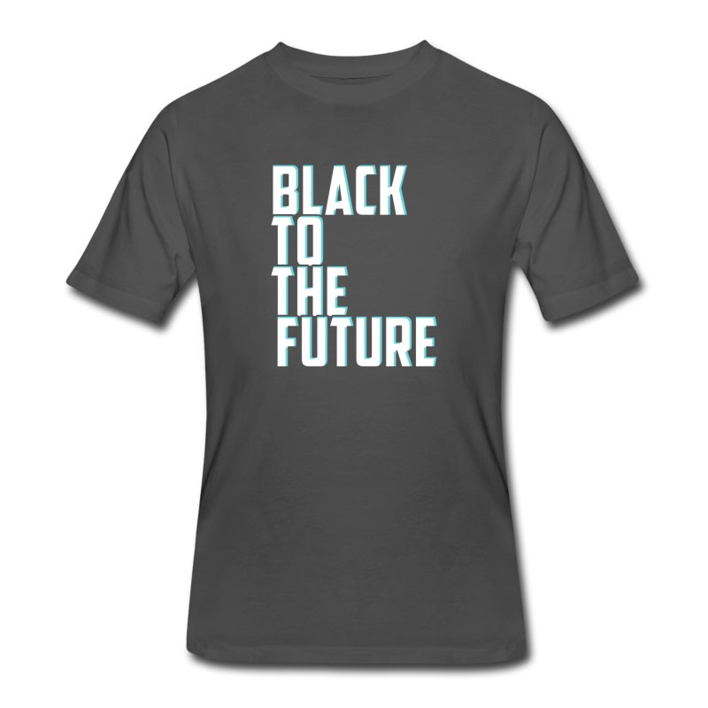 Men's Black To The Future T-Shirt