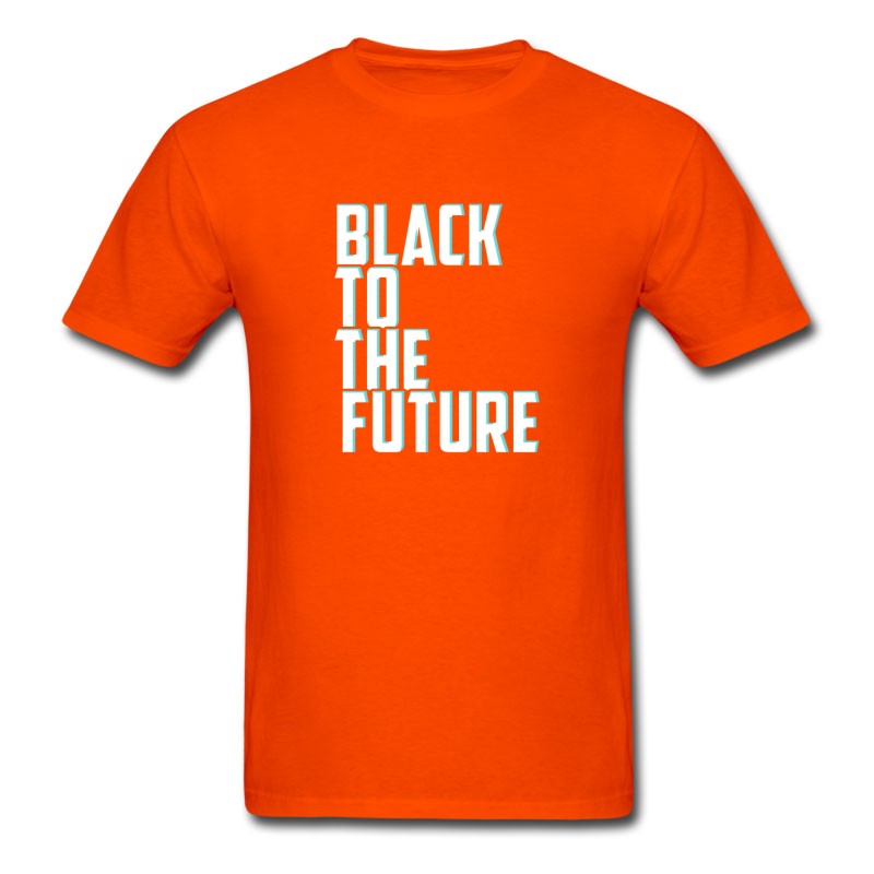 Men's Black To The Future T-Shirt