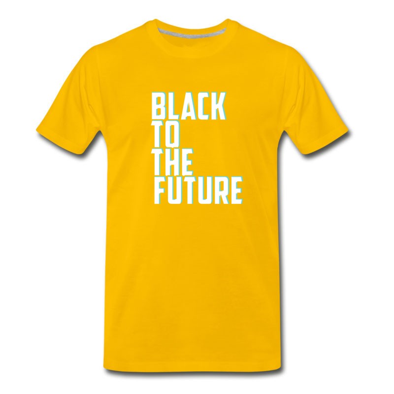 Men's Black To The Future T-Shirt