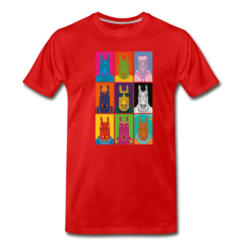 Men's Bojack Horseman Art Pop T-Shirt