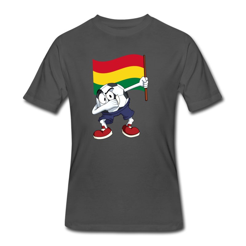 Men's Bolivia Dabbing Soccer Ball T-Shirt