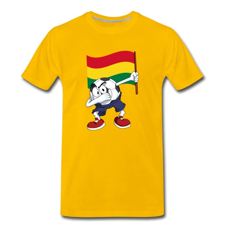 Men's Bolivia Dabbing Soccer Ball T-Shirt