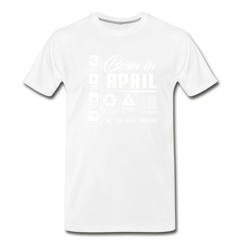 Men's Born In April T-Shirt