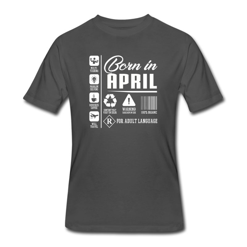 Men's Born In April T-Shirt