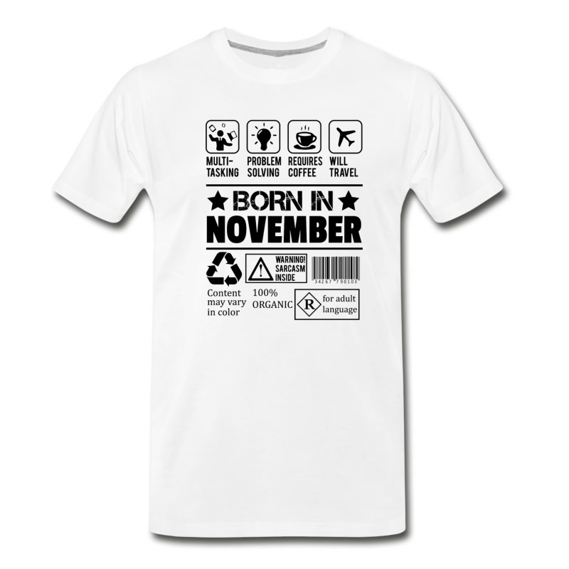 Men's Born In November T-Shirt