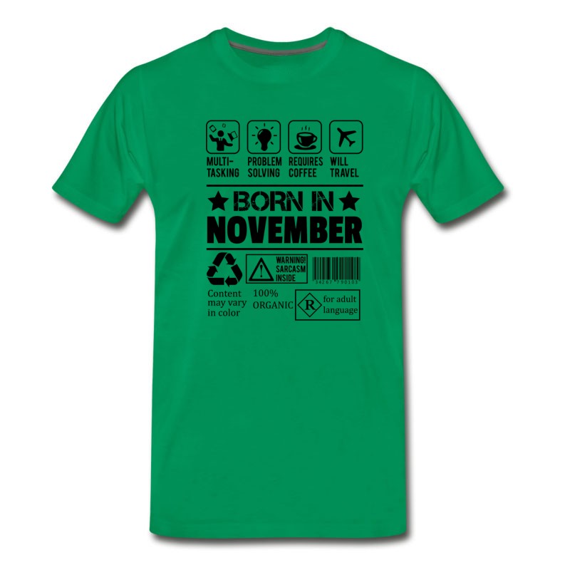 Men's Born In November T-Shirt