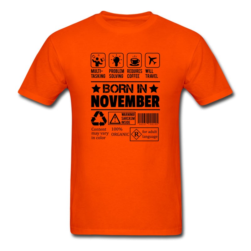 Men's Born In November T-Shirt