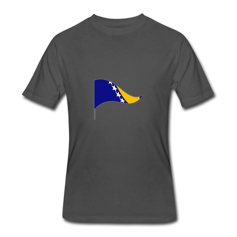 Men's Bosnia Herzegovina EU Europe Flags Banner Ensigns T-Shirt