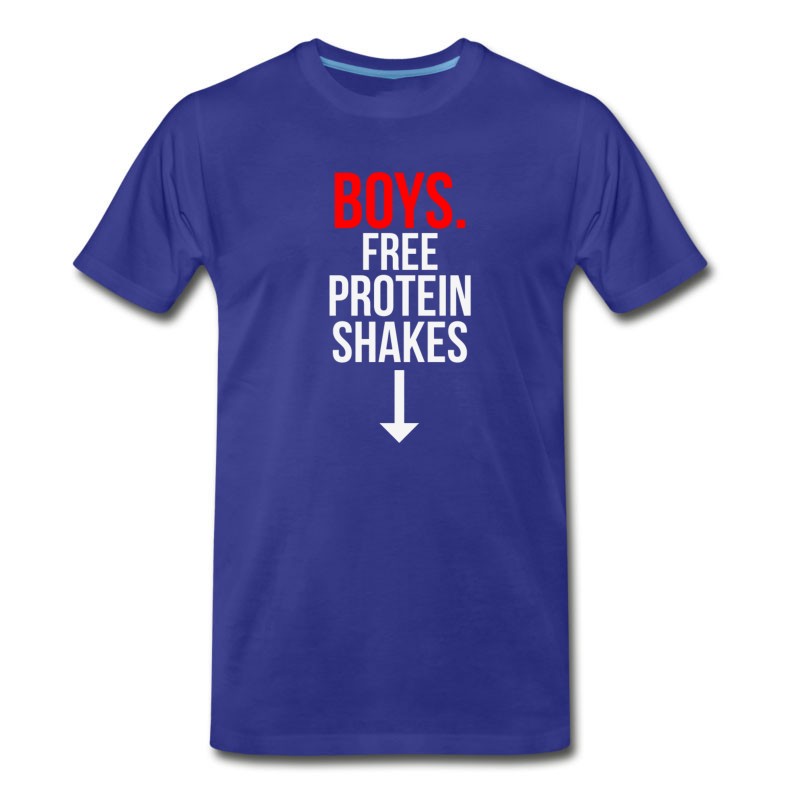 Men's Boys Free Protein Shakes T-Shirt