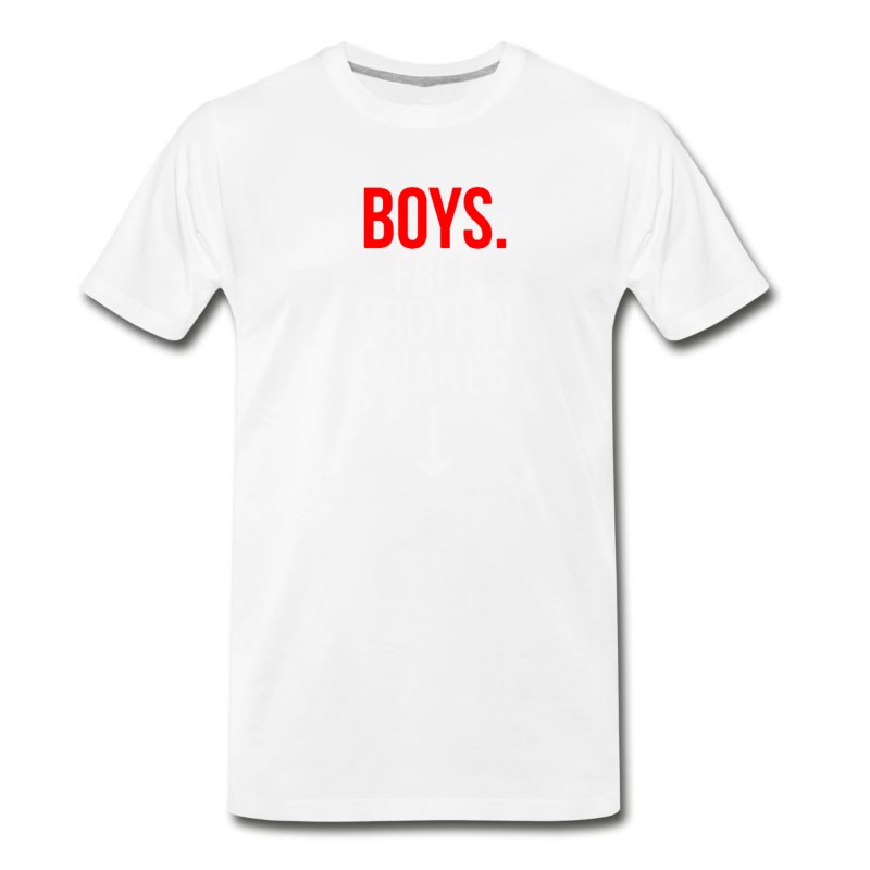 Men's Boys Free Protein Shakes T-Shirt