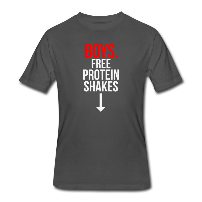 Men's Boys Free Protein Shakes T-Shirt