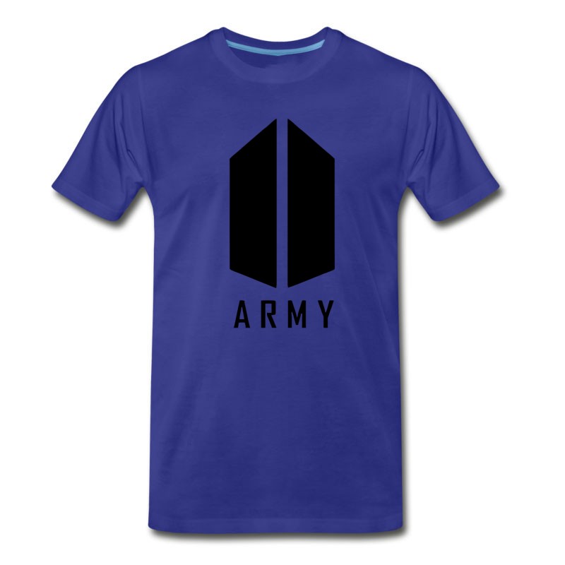 Men's BTS ARMY Logo Black T-Shirt