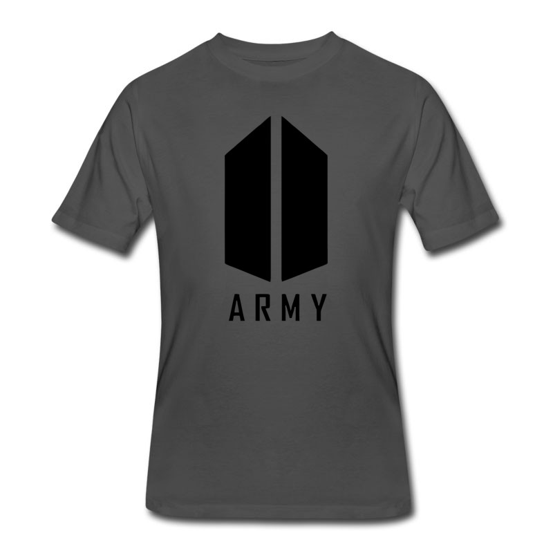 Men's BTS ARMY Logo Black T-Shirt