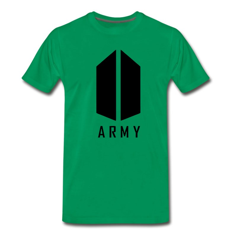 Men's BTS ARMY Logo Black T-Shirt