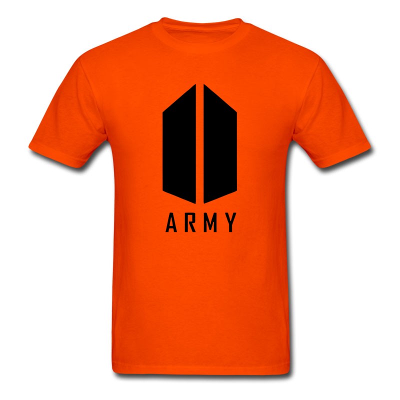 Men's BTS ARMY Logo Black T-Shirt