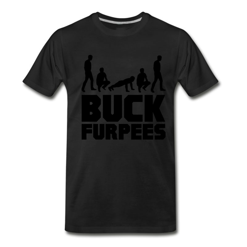 Men's Buck Furpees Burpees Fitness T-Shirt