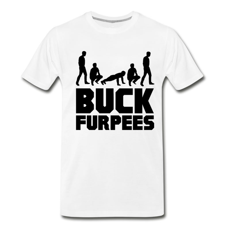 Men's Buck Furpees Burpees Fitness T-Shirt