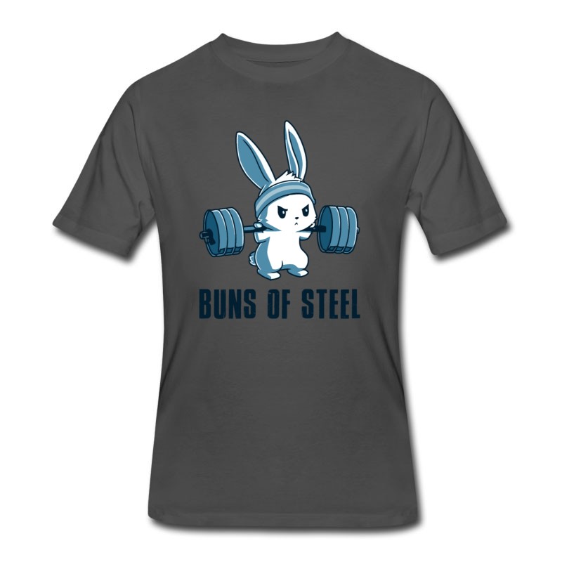 Men's Buns Of Steel From TeeTurtle T-Shirt