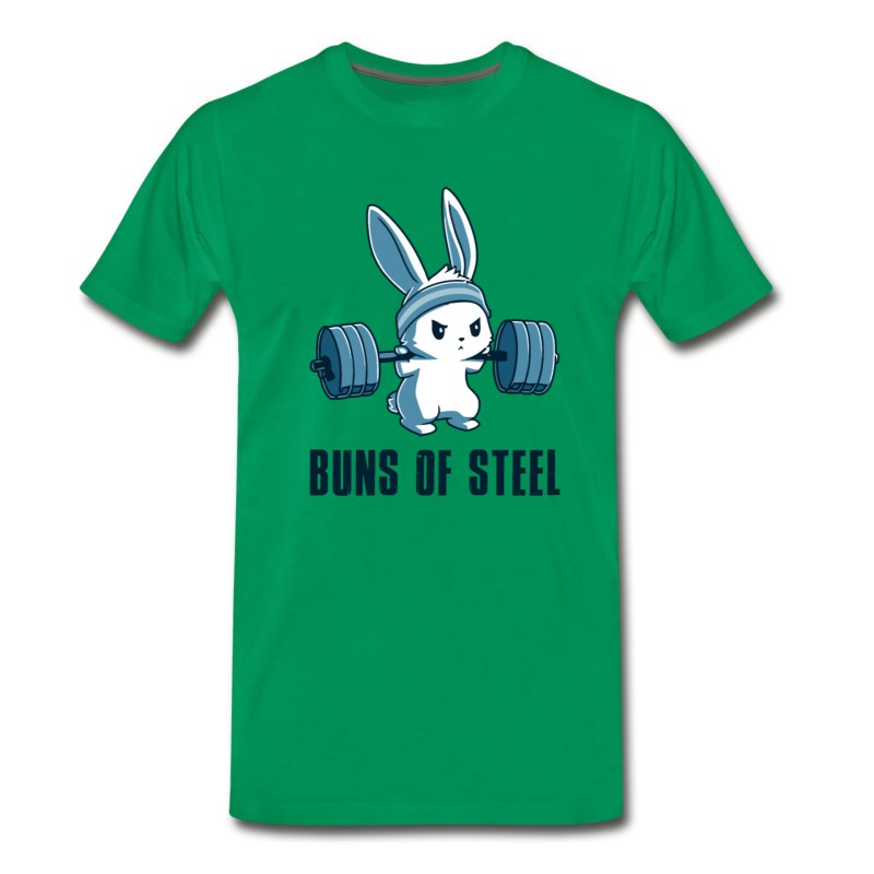 Men's Buns Of Steel From TeeTurtle T-Shirt