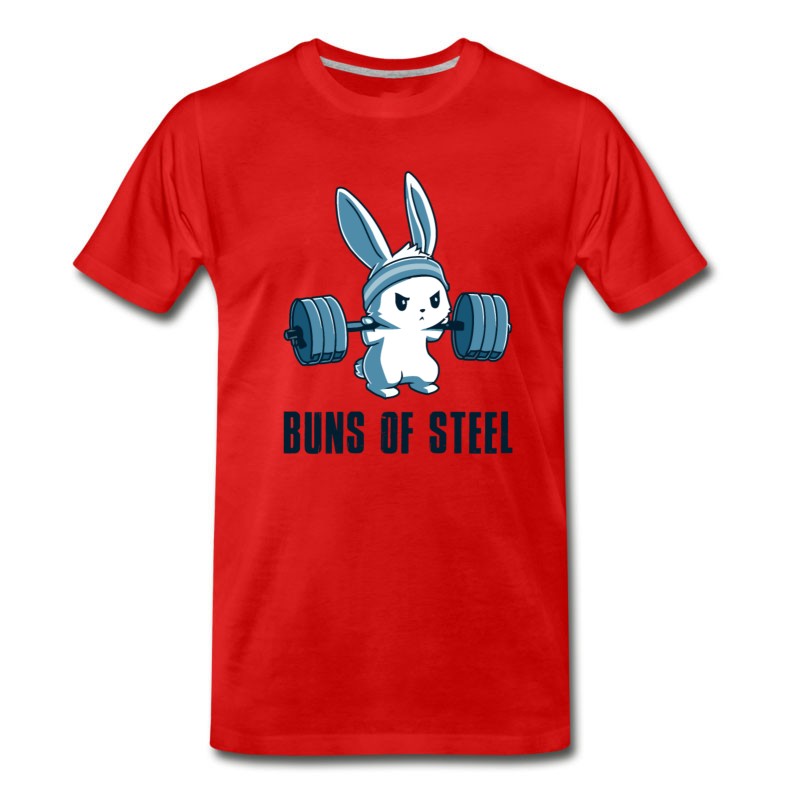 Men's Buns Of Steel From TeeTurtle T-Shirt