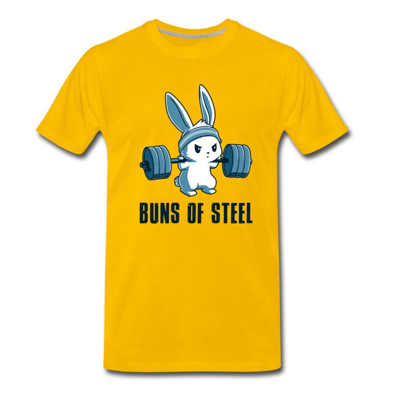 Men's Buns Of Steel From TeeTurtle T-Shirt