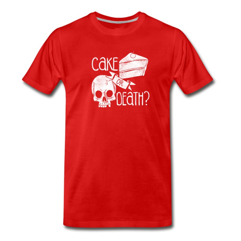 Men's Cake Or Death T-Shirt