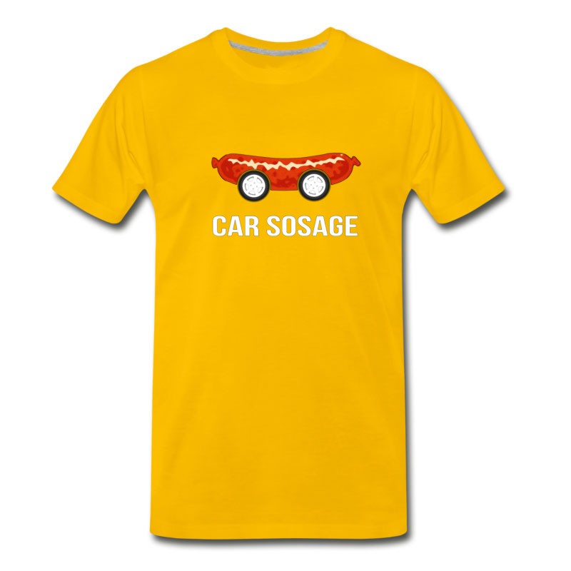 Men's Car Sosage Tshirt T-Shirt