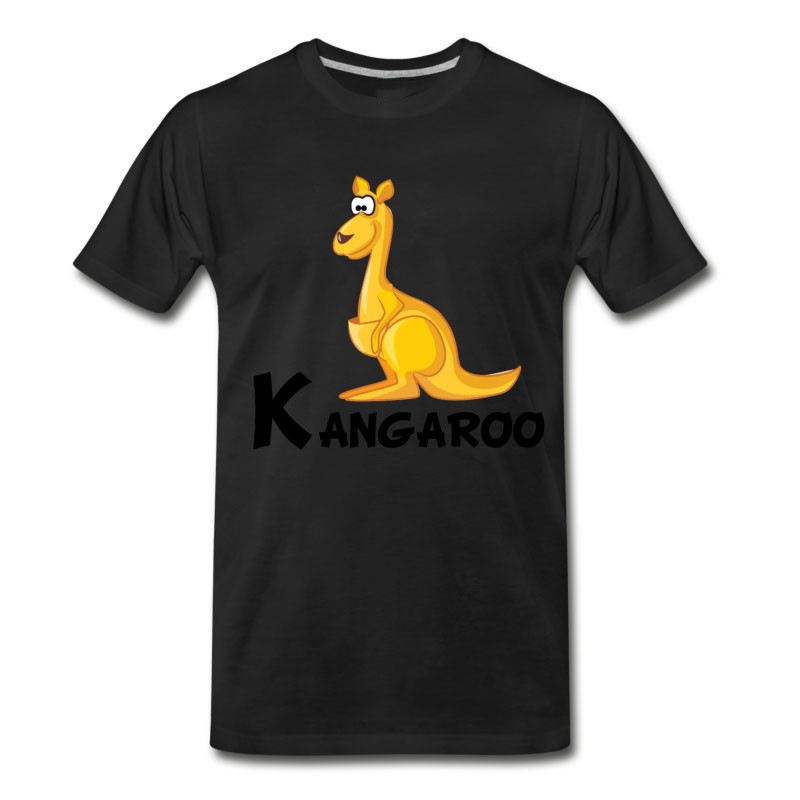 Men's Cartoon Kangaroo T-Shirt