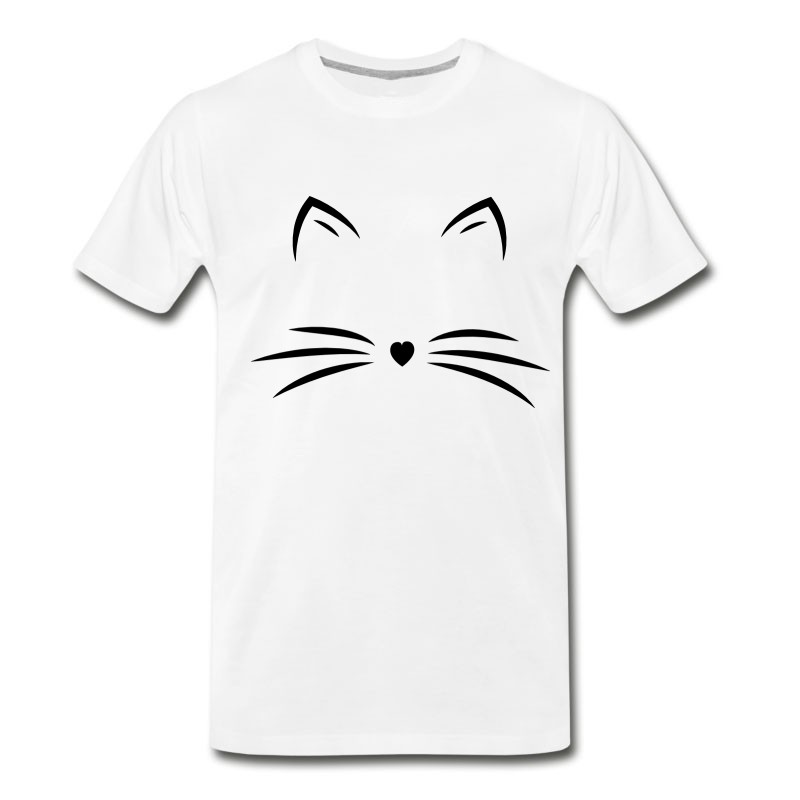 Men's Cat Shirt - Pet Shirt - Animal Shirt - Kitty Shirt T-Shirt