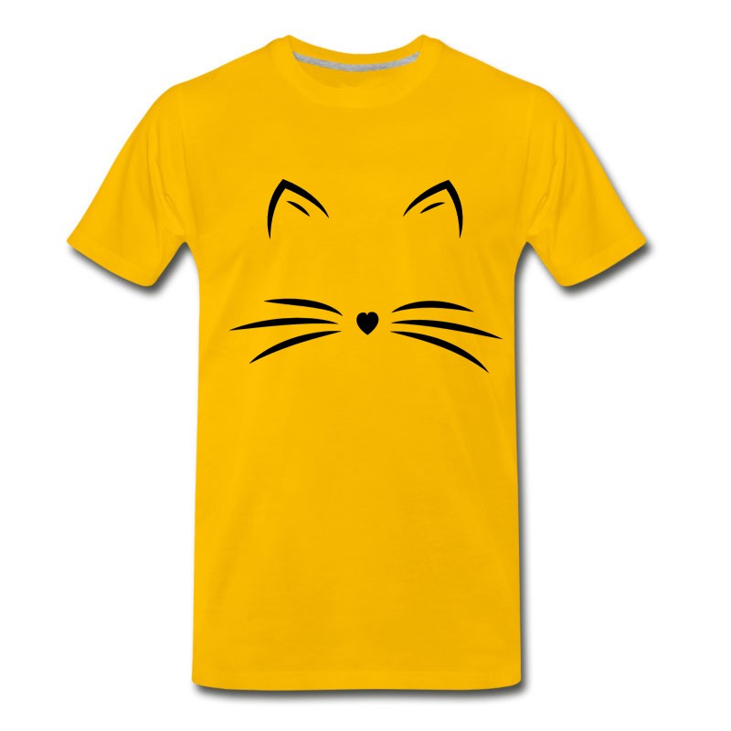 Men's Cat Shirt - Pet Shirt - Animal Shirt - Kitty Shirt T-Shirt