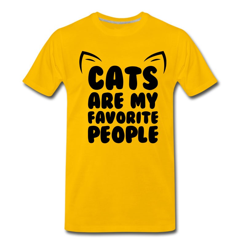 Men's Cat Shirt - Pet Shirt - Animal Shirt - Kitty Shirt T-Shirt