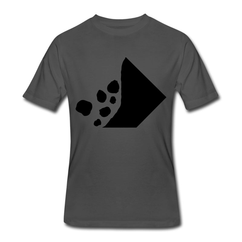 Men's Caution, Falling Rocks T-Shirt