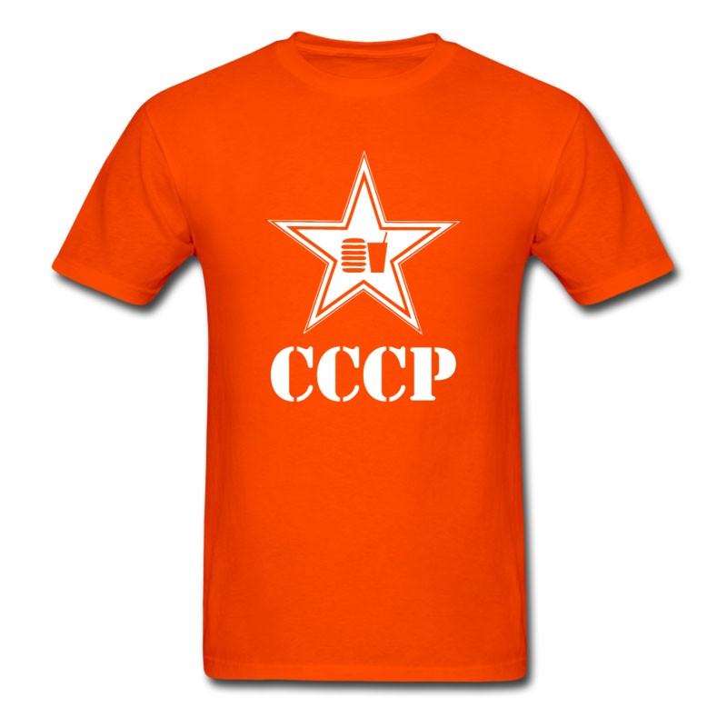 Men's Cccp Wite T-Shirt