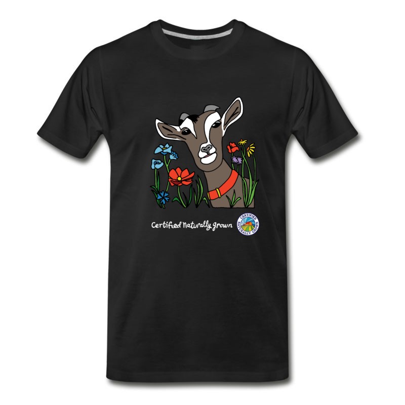 Men's Certified Naturally Grown Goat Shirt T-Shirt