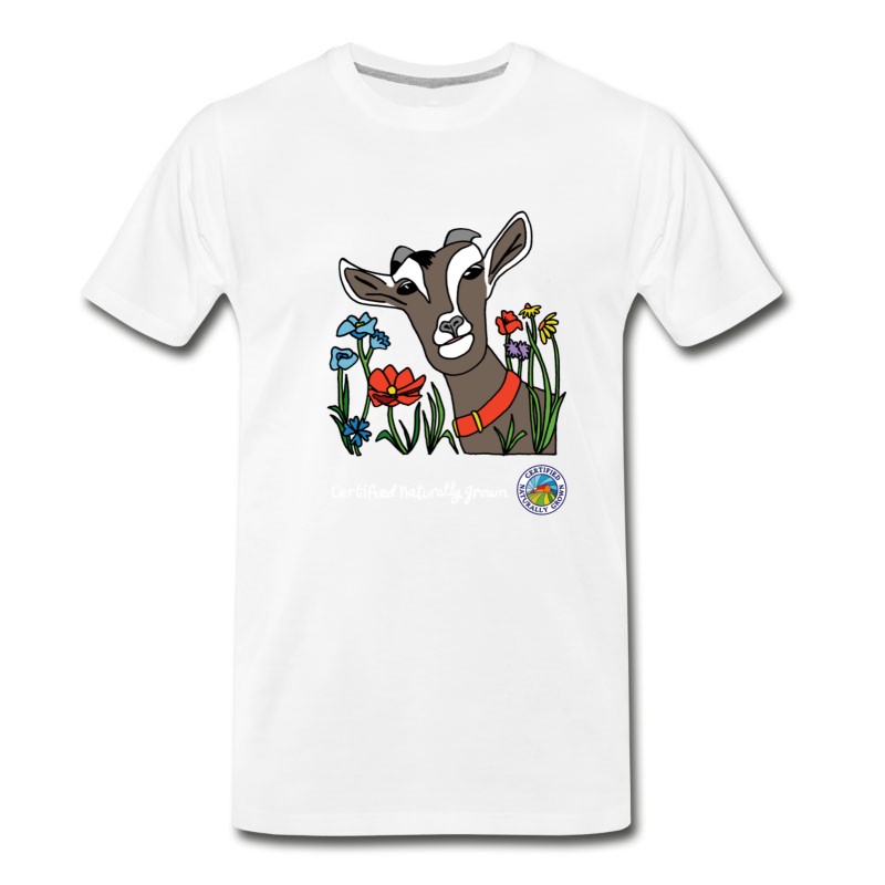 Men's Certified Naturally Grown Goat Shirt T-Shirt