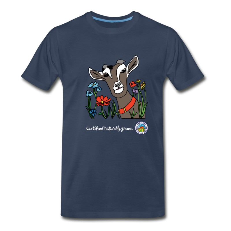 Men's Certified Naturally Grown Goat Shirt T-Shirt