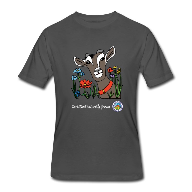 Men's Certified Naturally Grown Goat Shirt T-Shirt