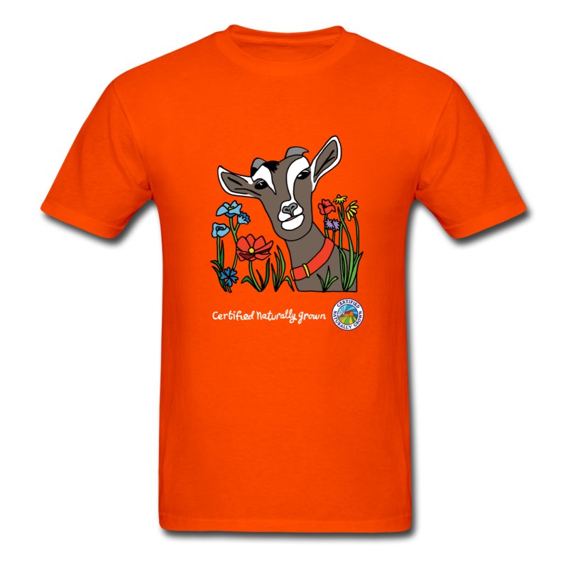 Men's Certified Naturally Grown Goat Shirt T-Shirt