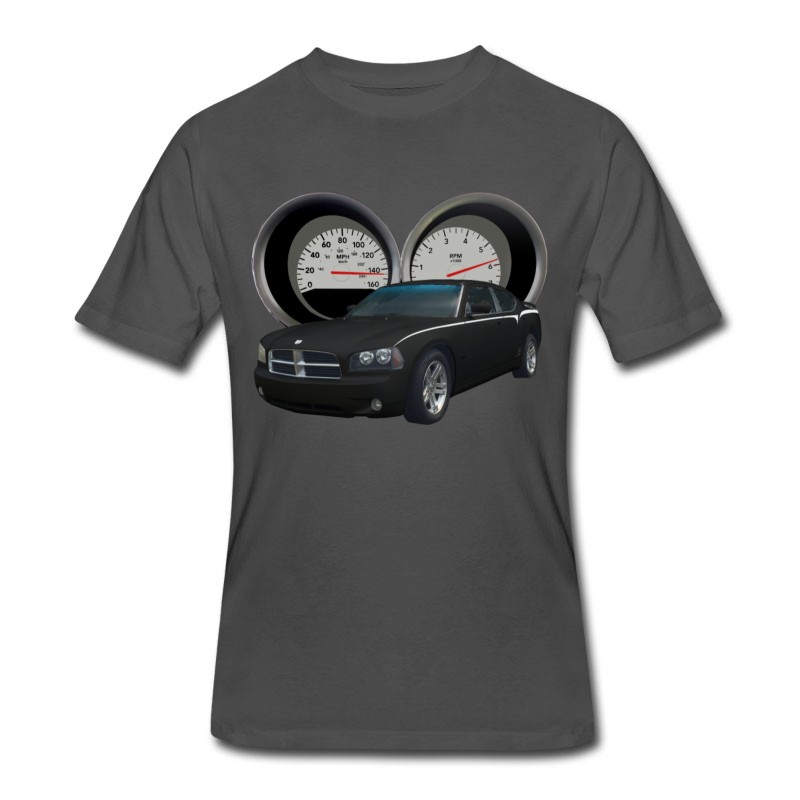 Men's Charger Black Speed T-Shirt