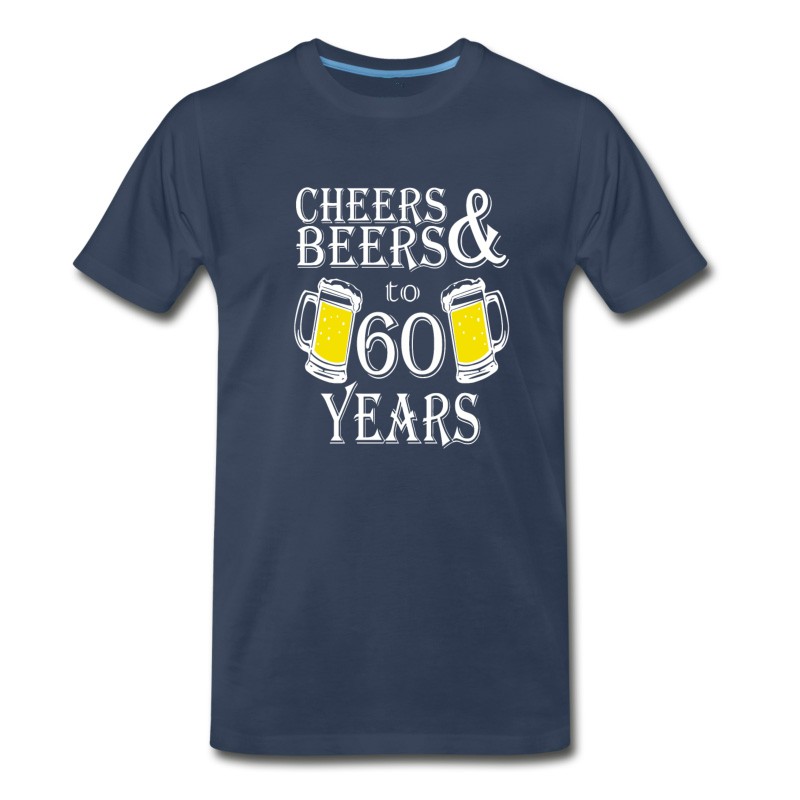 Men's Cheers And Beers To 60 Years T-Shirt