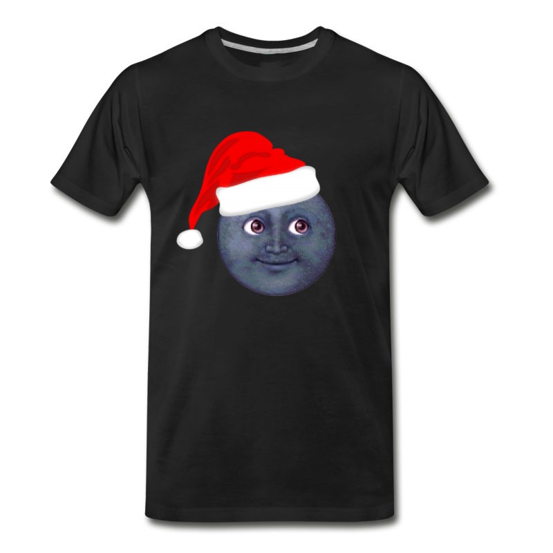 Men's Christmas Moon Emoji T-Shirt