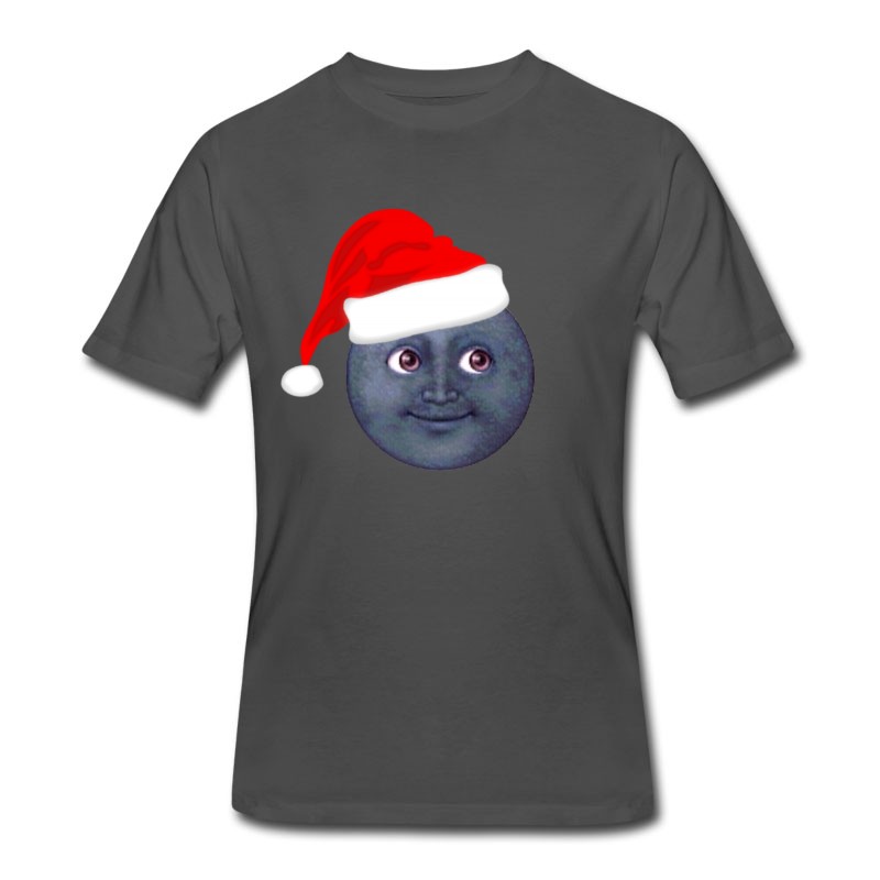 Men's Christmas Moon Emoji T-Shirt